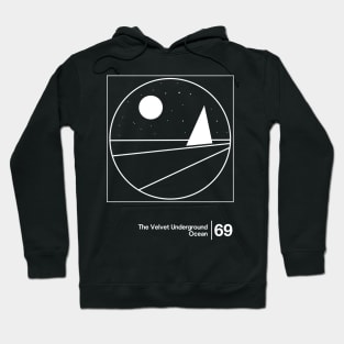 The Velvet Underground - Ocean / Minimal Style Graphic Artwork Hoodie